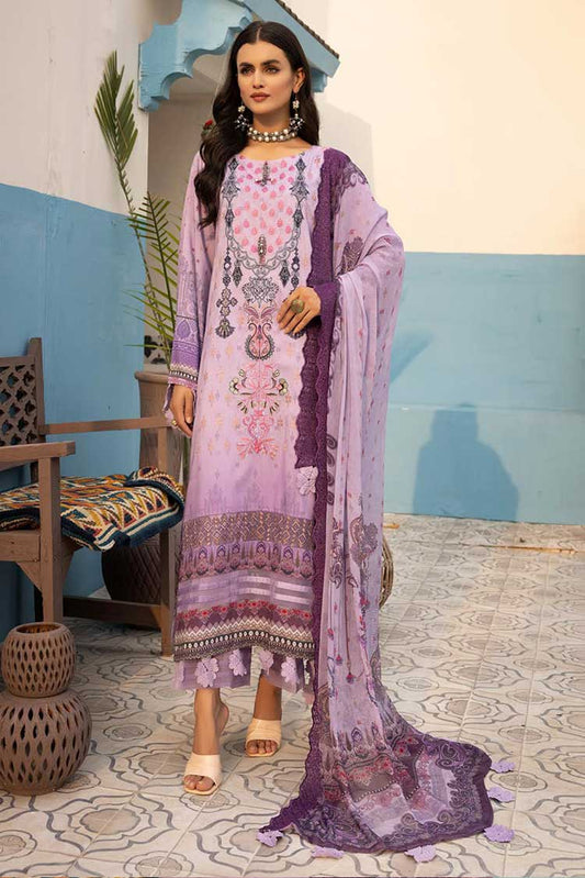 Picture of Shaista - Design 393 Miraal Viscose Digital Printed Embroidered Collection - Available at Raja Sahib