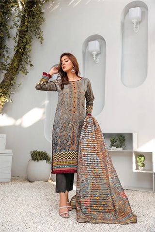 Naaz 016 Kesa Embroidered Print Viscose Collection