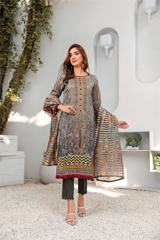 Picture of Lala - Naaz 016 Kesa Embroidered Print Viscose Collection - Available at Raja Sahib