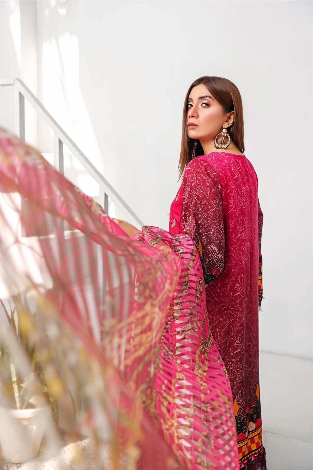 Picture of Lala - Kaavish 021 Kesa Embroidered Print Viscose Collection - Available at Raja Sahib