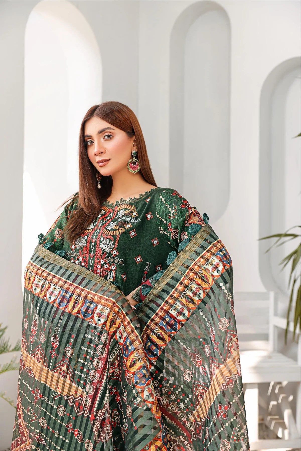 Picture of Lala - Qurbat 023 Kesa Embroidered Print Viscose Collection - Available at Raja Sahib