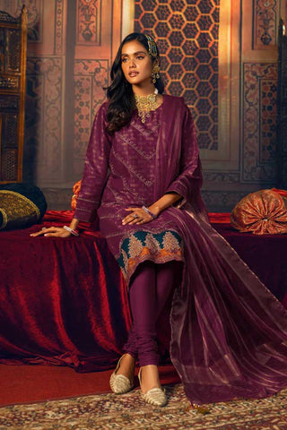 WK UT 1169 Mehr e Gul Embroidered Jacquard Collection 2022
