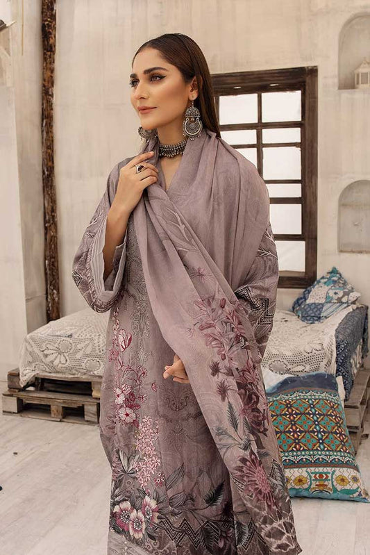 Picture of Shaista - 477 Sabeen Dhanak Karandi Digital Printed Embroidered Collection - Available at Raja Sahib