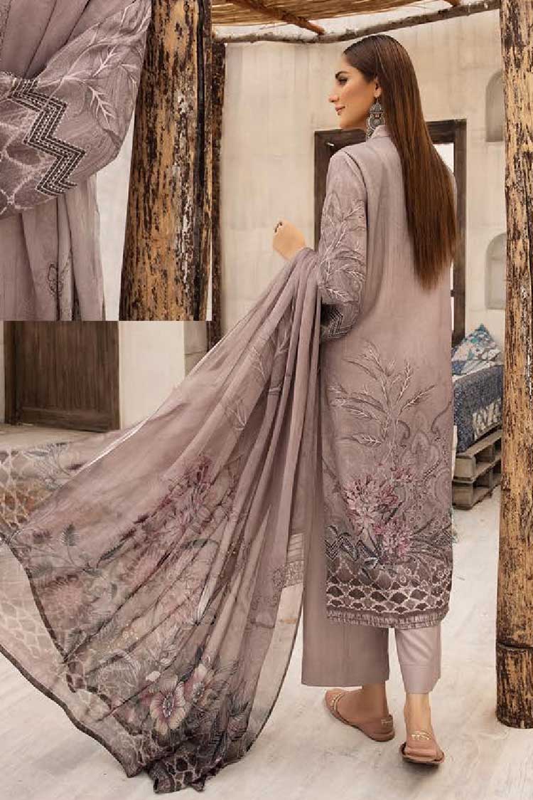 Picture of Shaista - 477 Sabeen Dhanak Karandi Digital Printed Embroidered Collection - Available at Raja Sahib