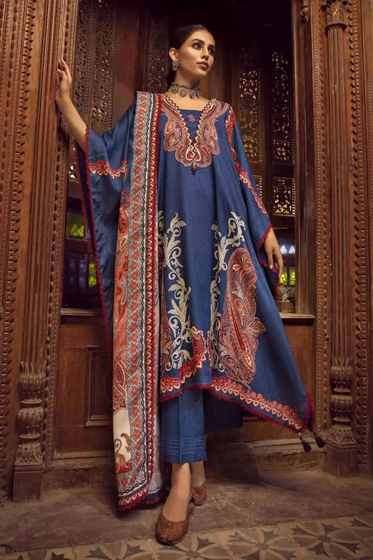 Picture of Gul Ahmed - 3PC Pashmina Shawl Suit AP-22014 Winter Collection - Available at Raja Sahib