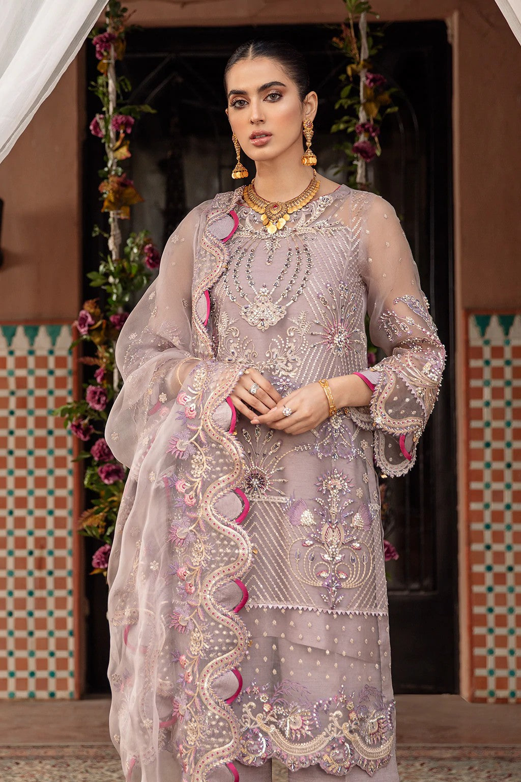 Picture of Ilaha - IL 007 Gulbano Gulmina Luxury Festive Collection - Available at Raja Sahib