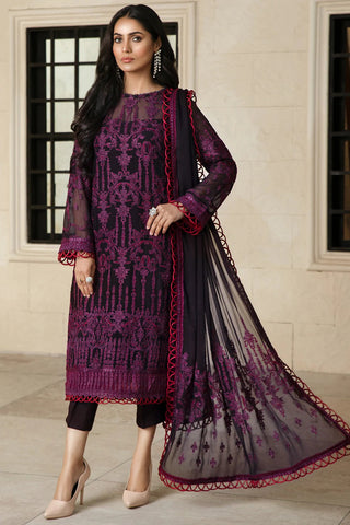 ZFG 06 Periwinkle Gulzaar Festive Chiffon Collection