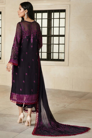 ZFG 06 Periwinkle Gulzaar Festive Chiffon Collection