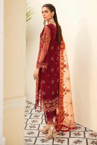 M 510 Minhal Embroidered Chiffon Collection Vol 5