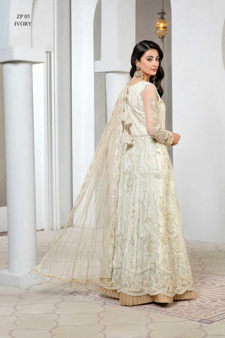 ZP-05 Ivory Pareesia Luxury Formal Wear Collection