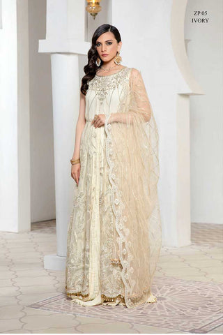 ZP-05 Ivory Pareesia Luxury Formal Wear Collection