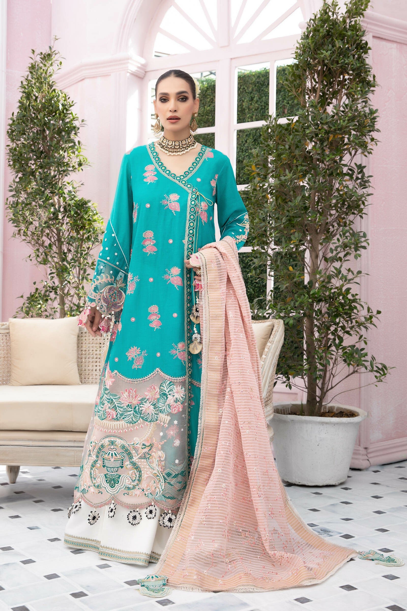 Picture of Vitalia - VLL 22 06 Aiyana Maemsaab Luxury Lawn Collection - Available at Raja Sahib