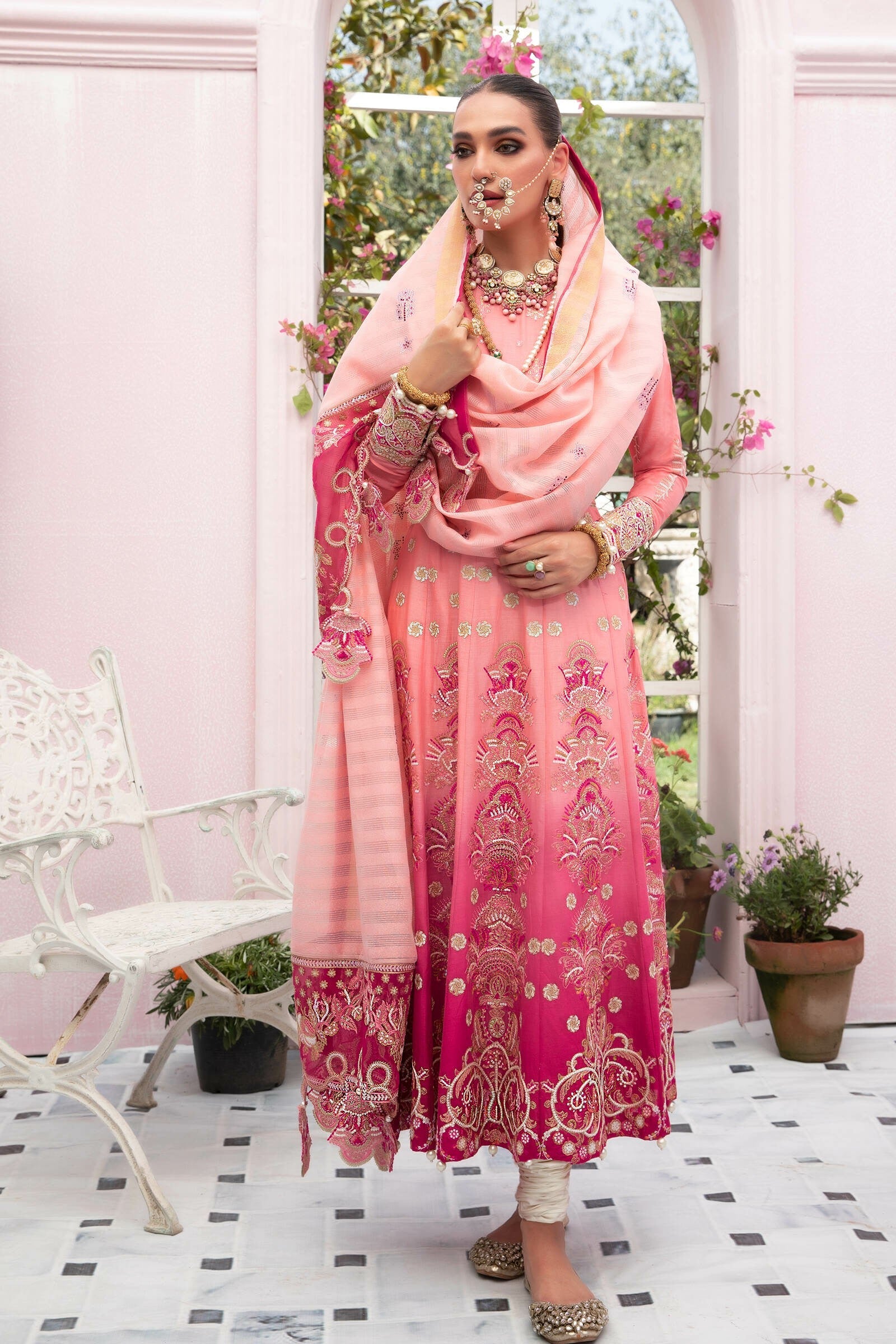 Picture of Vitalia - VLL 22 07 Elayna Maemsaab Luxury Lawn Collection - Available at Raja Sahib