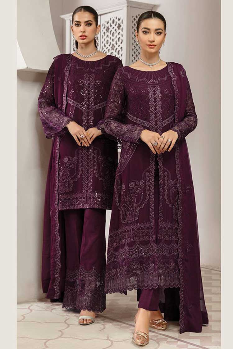 Picture of House of Nawab - 03 Zrah Gulmira Luxury Collection Vol 2 - Available at Raja Sahib