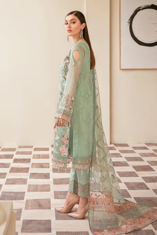 M 604 Minhal Embroidered Chiffon Collection Vol 6