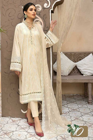 Riaz Arts Design 10 Mahees Embroidered Lawn Collection 2022