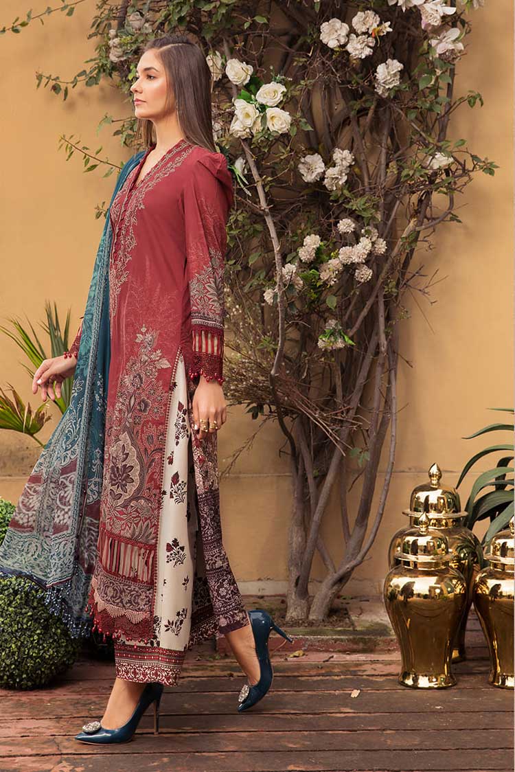 Picture of Maria B - MPT 1307 B Secret Garden Mprints Spring Summer Collection - Available at Raja Sahib