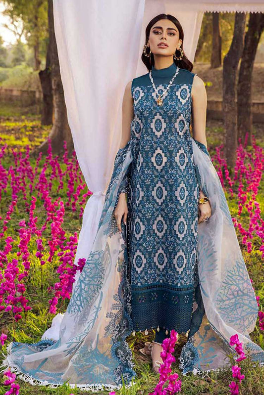 Picture of Nureh - NI 33 Blooming Summers Exclusive Lawn Collection - Available at Raja Sahib