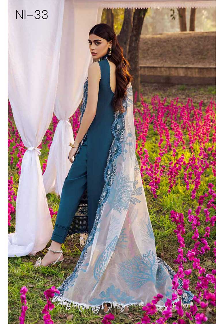 Picture of Nureh - NI 33 Blooming Summers Exclusive Lawn Collection - Available at Raja Sahib