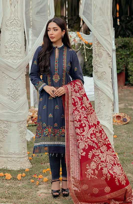 Picture of Al Zohaib Textile - SSLJS 22 04 Sunehri Shaam Luxury Formals Jacquard Series - Available at Raja Sahib