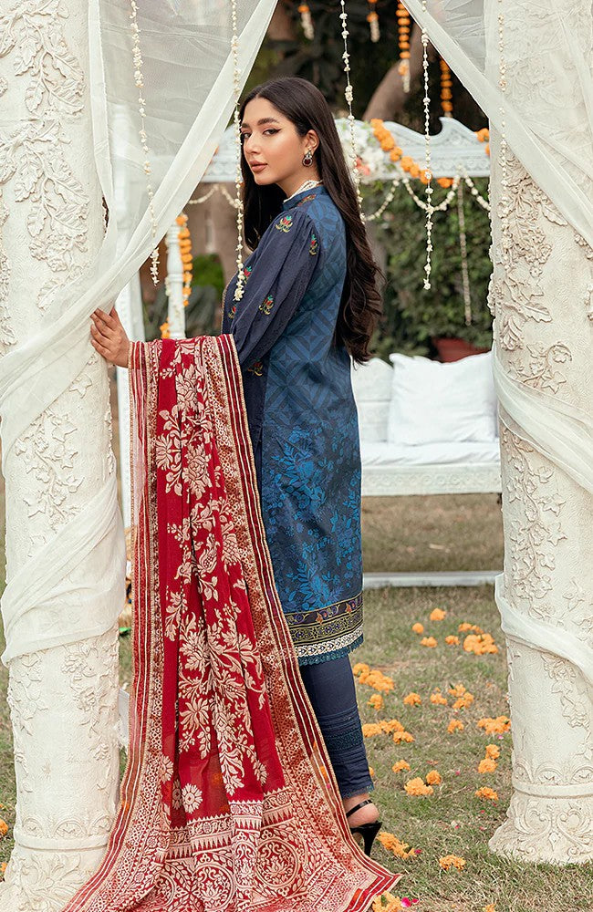 Picture of Al Zohaib Textile - SSLJS 22 04 Sunehri Shaam Luxury Formals Jacquard Series - Available at Raja Sahib