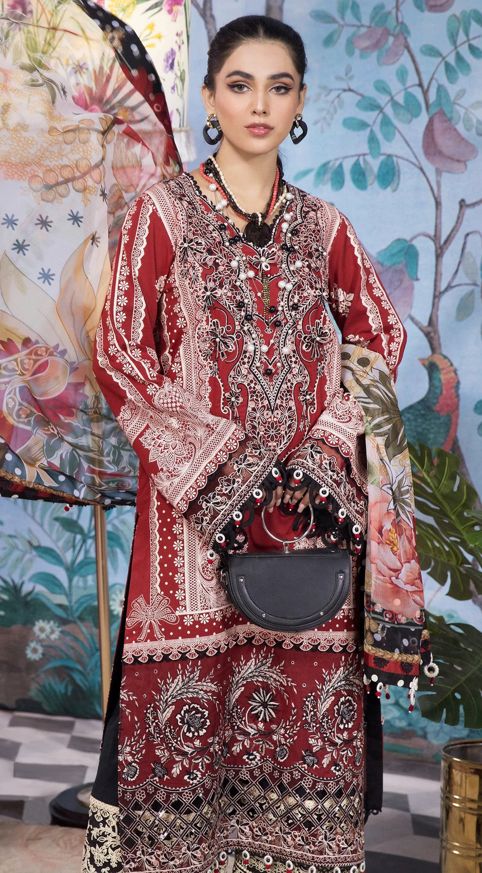 Picture of Anaya - VL 22 15 Rayna Viva Embroidered Lawn Collection - Available at Raja Sahib