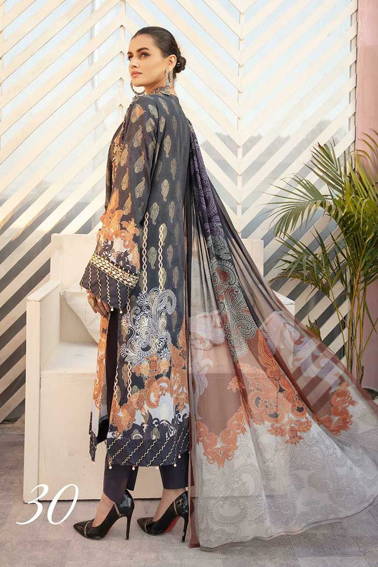 Picture of Shaista - Design 30 Alizey Lawn Brosha Digital Printed Embroidered Collection - Available at Raja Sahib