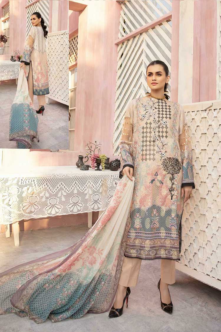 Alizey Lawn Brosha Digital Printed Embroidered Collection 2022