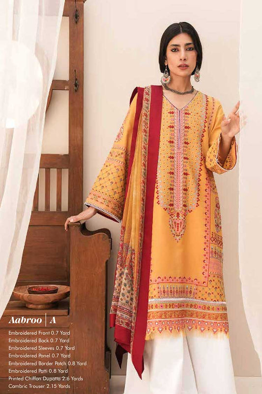 Picture of Zara Shahjahan - 13A Aabroo Eid Luxury Collection - Available at Raja Sahib