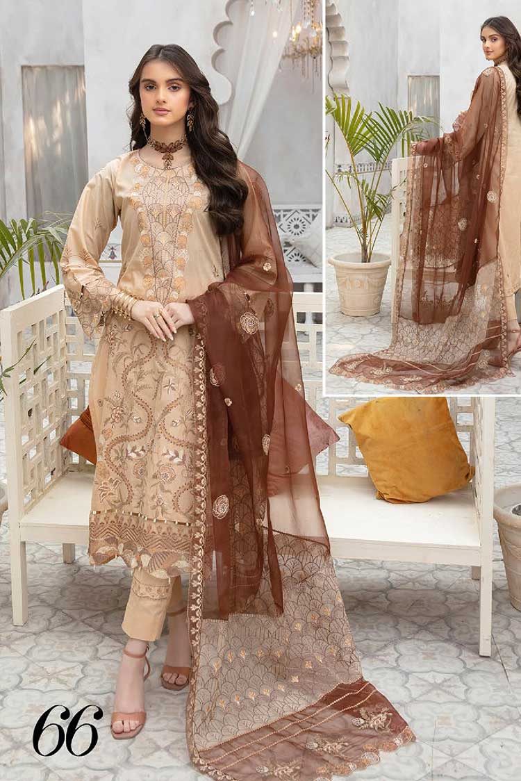 Picture of Shaista - Design 66 Festive Lawn Collection - Available at Raja Sahib