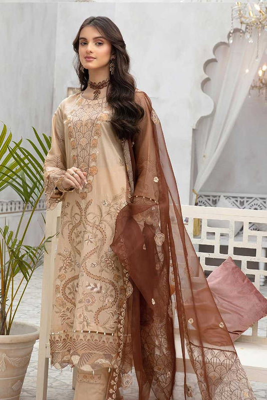 Picture of Shaista - Design 66 Festive Lawn Collection - Available at Raja Sahib