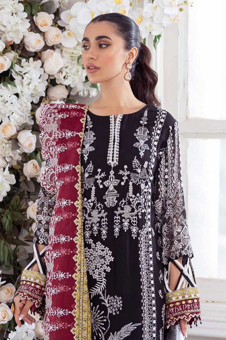 Picture of Nureh - NEL 05 Ayzel Elanora Luxury Embroidered Chiffon Collection - Available at Raja Sahib