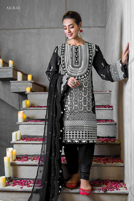 Picture of Asim Jofa - AJCK 02 Chikankari Eid Collection - Available at Raja Sahib