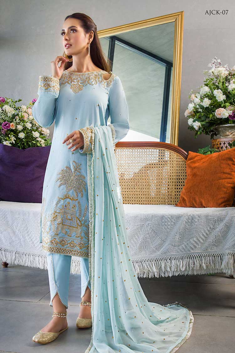 Picture of Asim Jofa - AJCK 07 Chikankari Eid Collection - Available at Raja Sahib