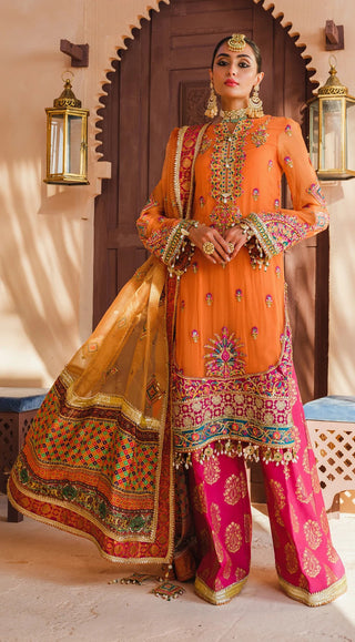 Anaya AM22 07 Farheen Dhanak Mehndi Wedding Collection 2022