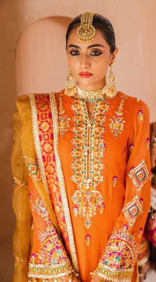 AM22 07 Farheen Dhanak Mehndi Wedding Collection