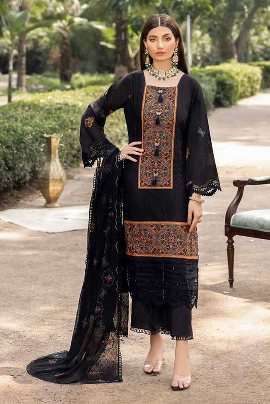 Picture of Shaista - SK 105 Embroidered Karandi Collection - Available at Raja Sahib