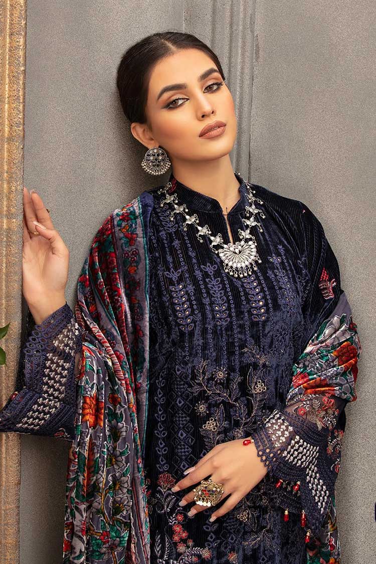 Picture of Shaista - Design 875 Kotrai Velvet Collection - Available at Raja Sahib