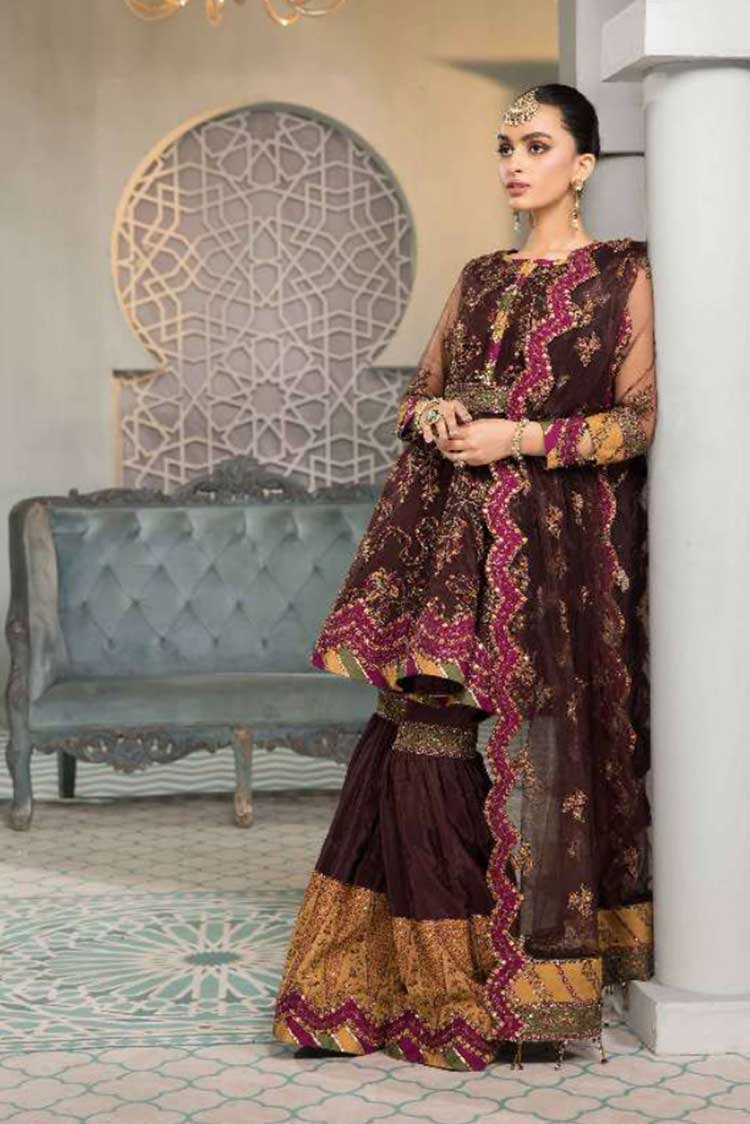 Picture of Alizeh - 12 Rajwari Vasl E Meeras Embroidered Chiffon Collection Vol 12 - Available at Raja Sahib