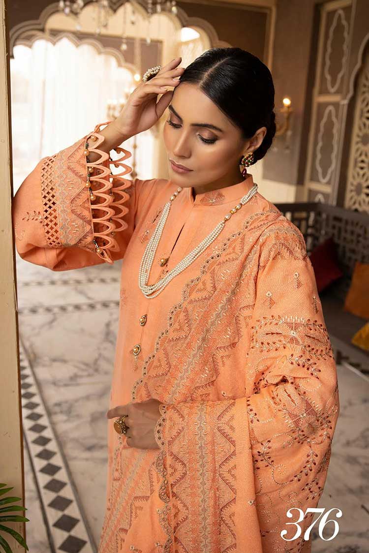 Picture of Shaista - Design 376 Khoobseerat Luxury Karandi Collection - Available at Raja Sahib