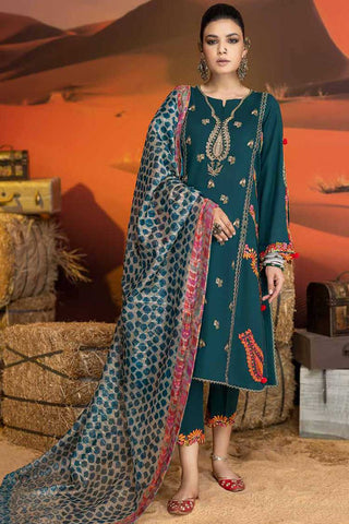CM 07 Miraas Embroidered Khaddar Collection Vol 1