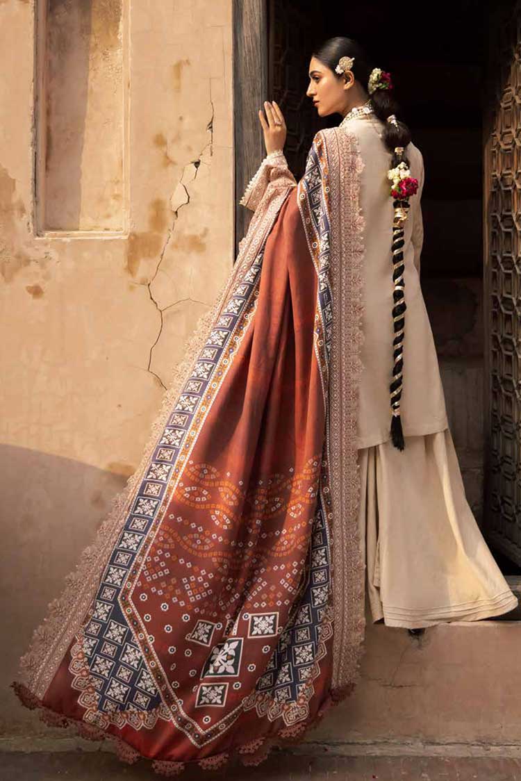 Picture of Nureh - NW 67 Maya Embroidered Embellished Khaddar Collection - Available at Raja Sahib