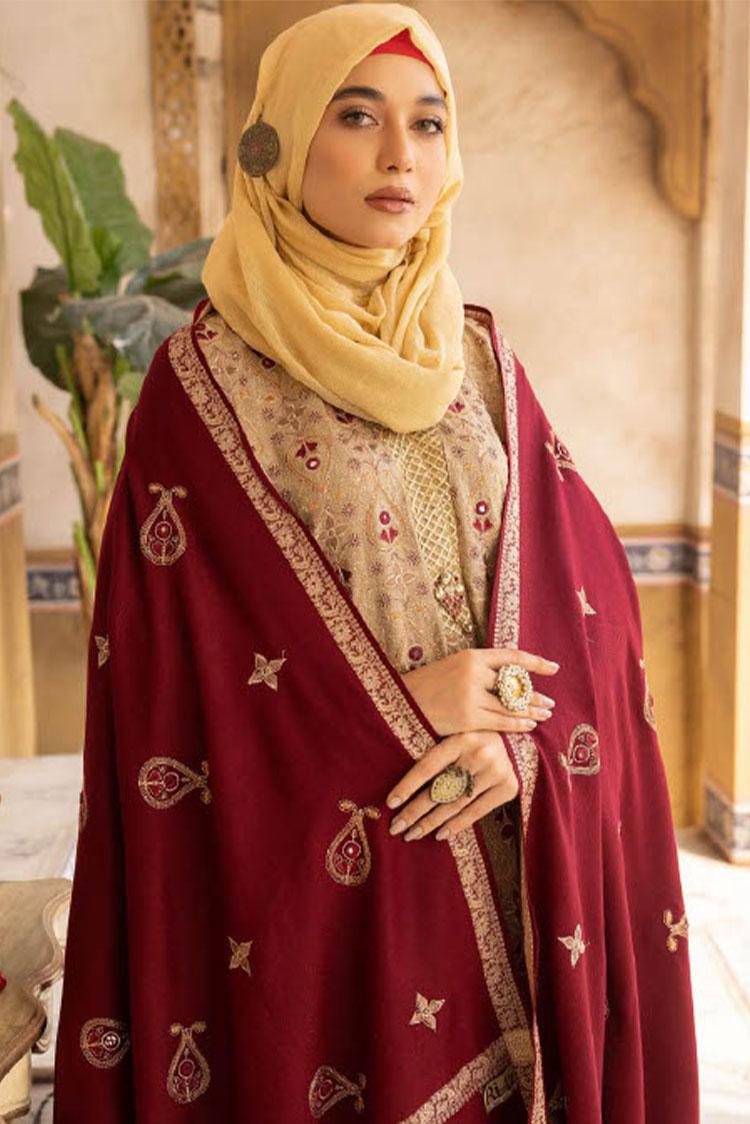 Picture of Riaz Arts - 01 Dastkari Embroidered Wool Touch I.T Pashmina Collection - Available at Raja Sahib