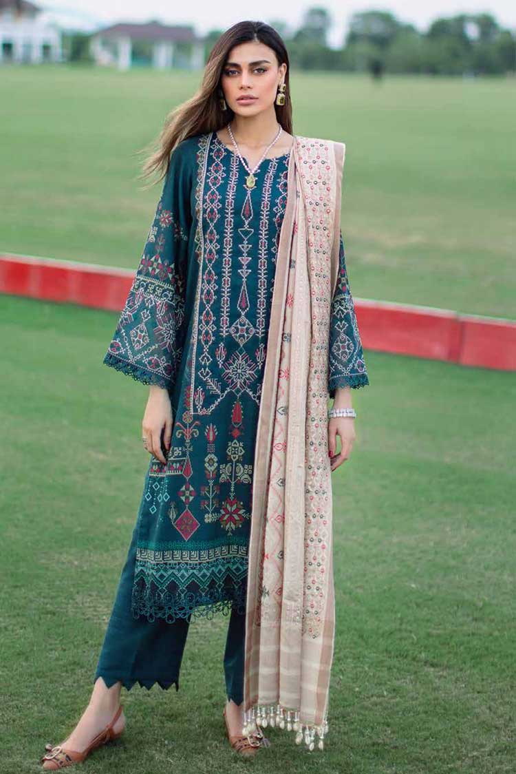 Picture of Nureh - NWE 05 Exclusive Embroidered Slub Khaddar Collection Vol 1 - Available at Raja Sahib