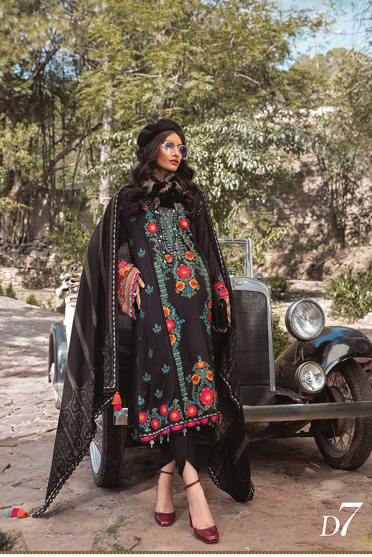 Maria B - Design 07 Linen Winter Collection – Raja Sahib