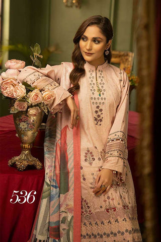 Design 536 Exclusive Embroidered Peach Collection