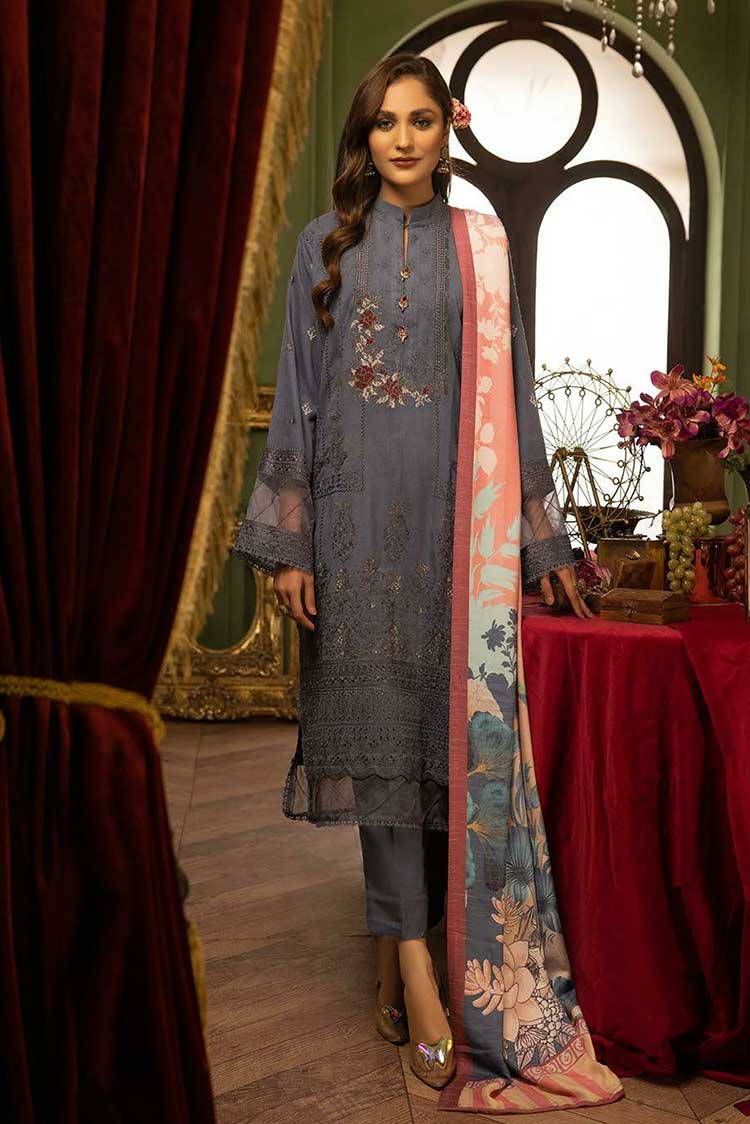 Picture of Shaista - Design 542 Exclusive Embroidered Peach Collection - Available at Raja Sahib