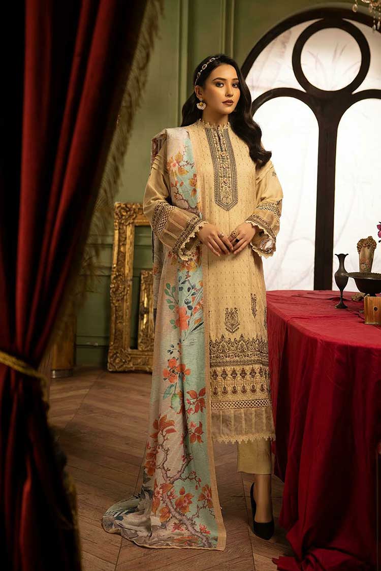 Picture of Shaista - Design 543 Exclusive Embroidered Peach Collection - Available at Raja Sahib