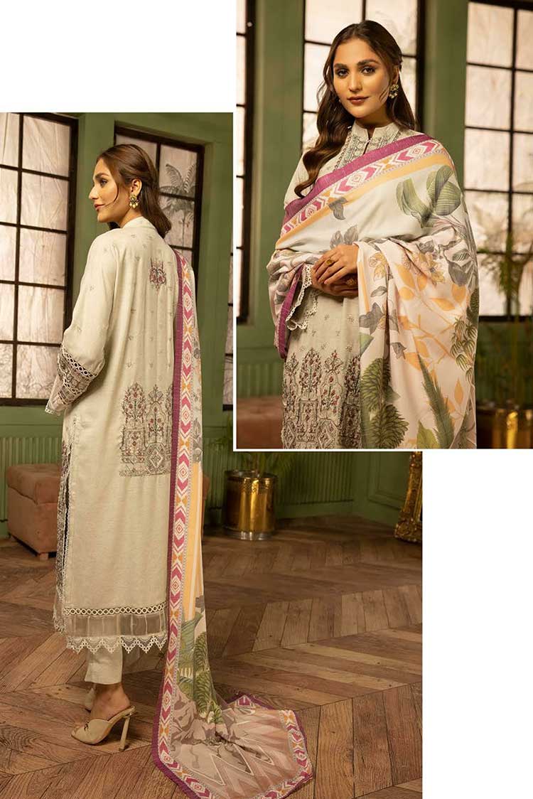 Picture of Shaista - Design 546 Exclusive Embroidered Peach Collection - Available at Raja Sahib