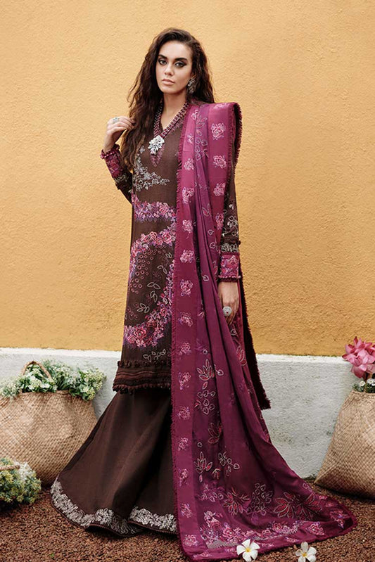 Picture of Republic Womenswear - DU 09 (Asela) Danayah Winter Collection - Available at Raja Sahib